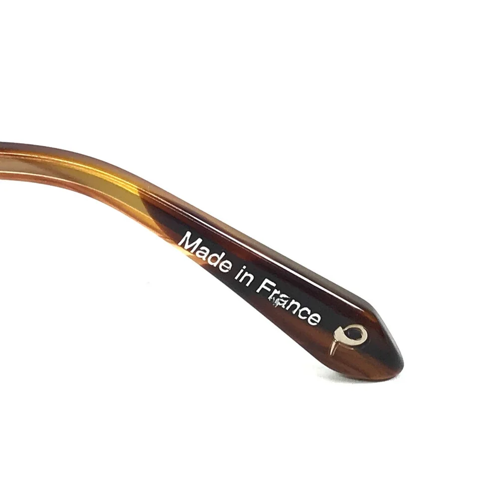 J.F. Rey Petite Eyeglasses Frames PA093 9050 Demi Horn Gold Cat Eye 48-16-140